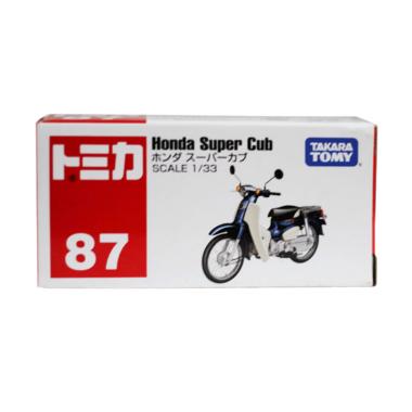 Tomica No.87 Honda Super Cub Diecast - Biru Putih [1:33]