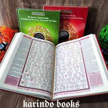 Alquran Alwasim tajwid kode, terjemah, uk A4