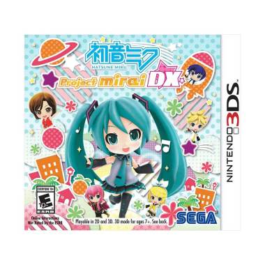 Nintendo 3DS Hatsune Miku Project Mirai DX DVD Game