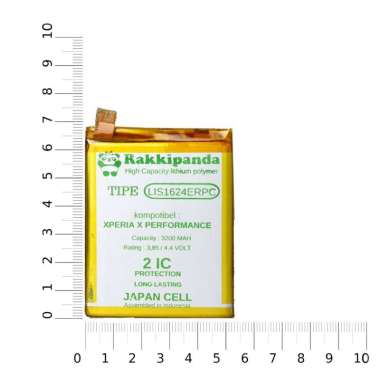 rakkipanda baterai lis1624erpc for xperia x performance