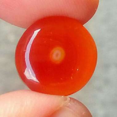 Natural Batu Akik Sumur Bandung Motif Gambar Mata Dewa Puser Bumi