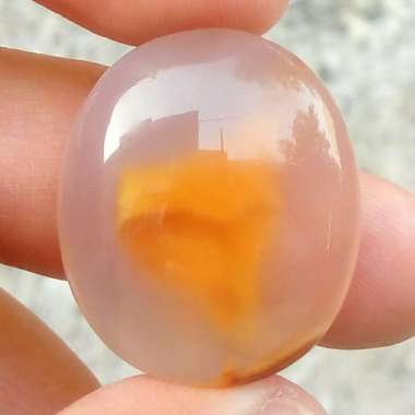 Natural Batu Akik Motif Gambar Yakut Kristal Antik 1