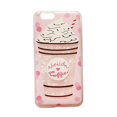 OEM Water Glitter Coffee Casing for OPPO F1S -