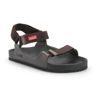 Carvil Toronto-03M Sandal Pria - Dark Brown [52.TRN.003.57]