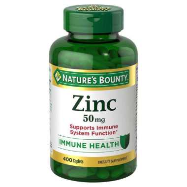 Nature's Bounty Zinc 50mg, 400 Caplets