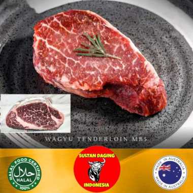 WAGYU TENDERLOIN MB 5+ PREMIUM 250 GRAM IMPORT DARI AUSTRALIA/ TENDERLOIN MB5 WAGYU/ AUS TENDERLOIN 