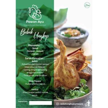 BEBEK UNGKEP KARTOSURO PAWON AYU / BEBEK UNGKEP FROZEN