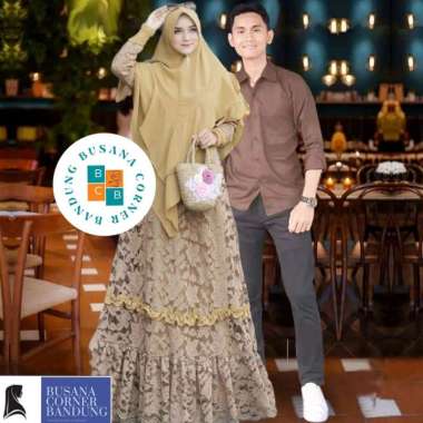 ANDARA COUPLE Couple Muslim gamis couple gamis pesta kemeja gaun pesta baju kondangan couple dress m