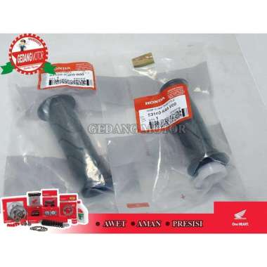 HANDGRIP - HANFAT SET KANAN KIRI VARIO 150 VARIO 125 LED ORIGINAL AHM Black