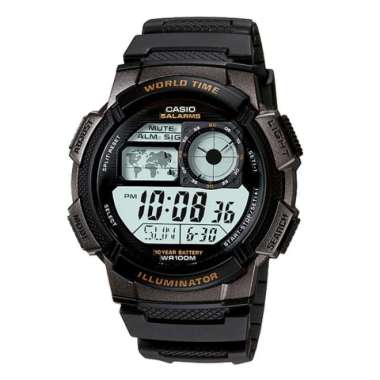 CASIO ORIGINAL - CASIO AE-1000W-1AV - JAM TANGAN PRIA JAM PRIA - RUBBER CASIO AE-1000W-1A AE 1000W 1