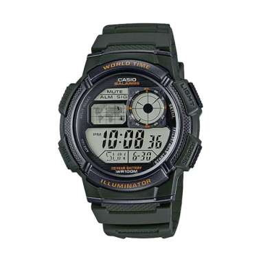 CASIO ORIGINAL - CASIO AE-1000W-3AV - JAM TANGAN PRIA JAM PRIA - RUBBER CASIO AE-1000W-3A AE 1000W 3