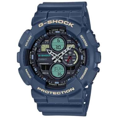 CASIO ORIGINAL - CASIO G-SHOCK GA-140-2ADR - JAM TANGAN PRIA JAM PRIA - RUBBER G SHOCK GSHOCK CASIO