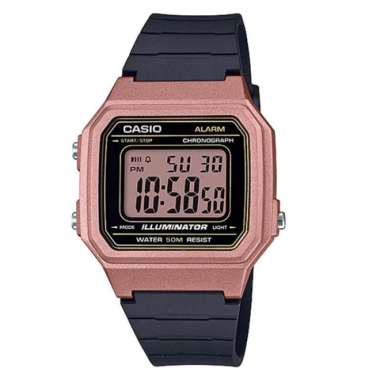 CASIO ORIGINAL - CASIO W-217HM-5AVDF - JAM TANGAN WANITA JAM WANITA - RUBBER CASIO W-217HM-5A W 217H