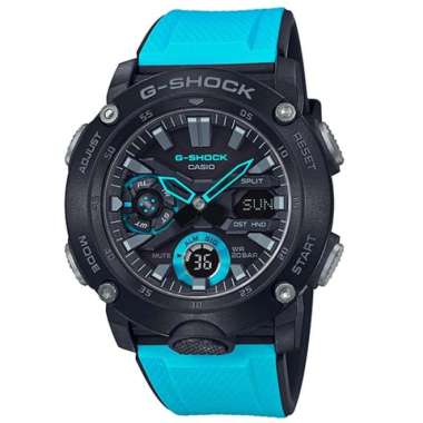 CASIO ORIGINAL - CASIO G-SHOCK CARBON GA-2000-1A2DR - JAM TANGAN PRIA JAM PRIA - RUBBER G SHOCK GSHO