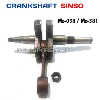 MS 381 Ms 038 CRANKSHAFT MESIN CHAINSAW STIHL KRUK AS KRO AS SINSO STIHL MS381 Ms038