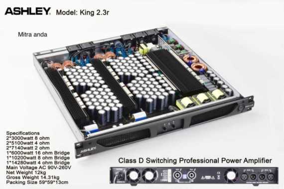 Power Ashley King 2.3R Original Amplifier Class D