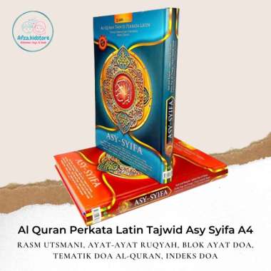 Al Quran Hafalan Al Quran Tajwid Al Quran Tilawah Al Quran Perkata Latin Tajwid Asy Syifa A4