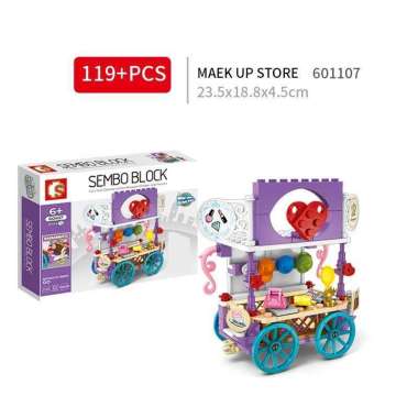 Mainan Anak Sembo Block Fancy Store Mini Street Shop 601107