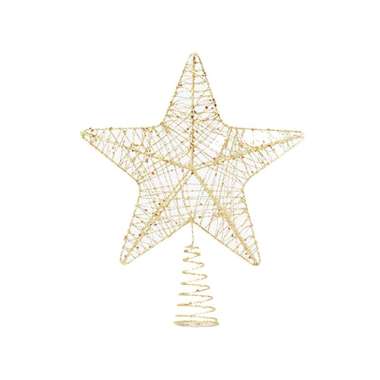 Tree Top Ornamen Natal/Bintang Pohon Natal Bintang A