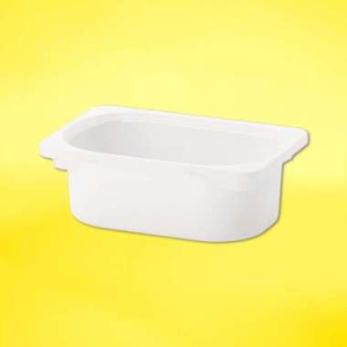 IKEA TROFAST Container Storage Box Kotak Sensory Tray Small 20x30x10cm Laci Rak Mainan Putih