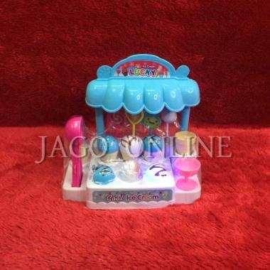 Mainan anak anak cewek ice cream lucky permen es krim mainan anak perempuan Kemasan plastik
