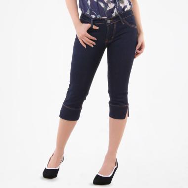 JSK Jeans 7717 7/8 Celana Jeans Wanita - Dongker