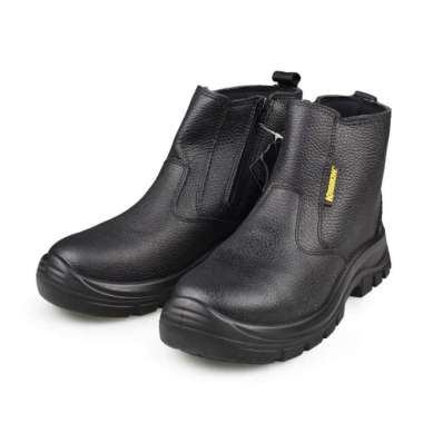 Krisbow Sepatu Pengaman Spartan Sepatu Safety Kerja Safety Boots Hitam - 44 39