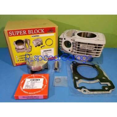BLOK CERAMIC & FORGED PISTON BRT CRF VERZA NEW MEGAPRO 150 66.00 HEAD STD STROKE STD