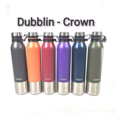 Tumbler Dubblin Crown 550ml Stainless Tumblr Termos Air Panas dan Dingin