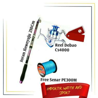 SET JORAN DAN REEL PLUS KAIL JORAN 210CM REEL CS4000