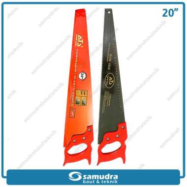 ATS Gergaji Tangan 20" Gagang Plastik Gorok Potong Kayu Triplek Saw