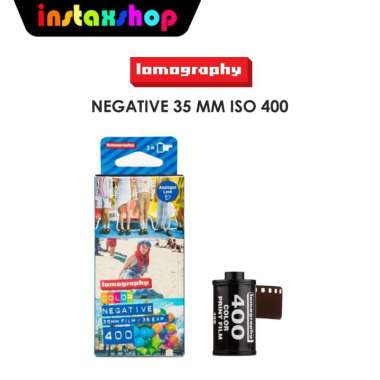 INSTAXSHOP Lomography Color Negative Roll Film [35mm/ Asa 400] isi 1roll Biru