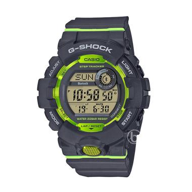 CASIO G-SHOCK G-Squad Bluetooth Sports Mobile Link Jam Tangan Pria [GBD-800] Green Grey