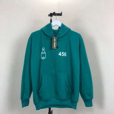 Sweater Hoodie SQUID GAME Ntflik Korean Drama Pemain 456 Jaket Style Drama Korea L