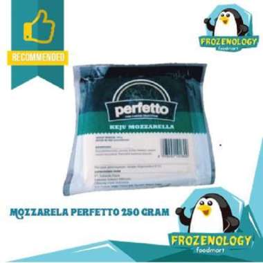 Keju Mozarella PERFETTO Mozzarella Cheese 250 g Bukan Block Slice 1 kg