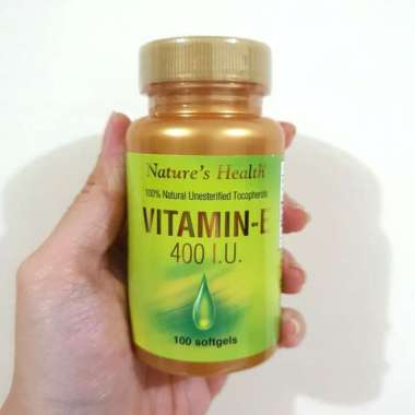 Nature's Health Vitamin E 400 IU Sebotol Isi 100 Softgels