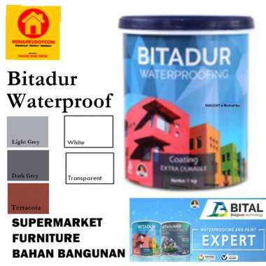 CAT PELAPIS ANTI BOCOR - - CAT TEMBOK EKSTERIOR ANTI AIR - CAT ANTI AIR - CAT WATERPROOF - BITADUR 1