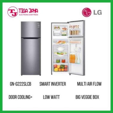 LG KULKAS GN G222SLCB KULKAS 2 PINTU GNG222SLCB INVERTER REFRIGERATOR
