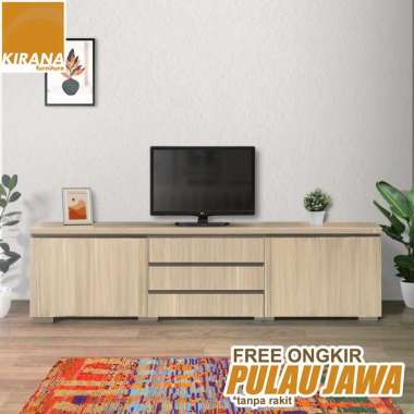 FREE ONGKIR JAWA - Kirana Meja TV Rak TV Lemari TV Backdrop TV Buffet TV - BFS 1842 SANTORINI