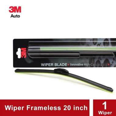 3M Wiper Frameless Mobil Ukuran 20" inch Hitam