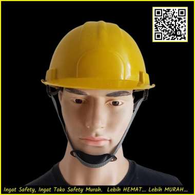 Helm Safety Topi Proyek MURAH KOMPLIT 1 set Ultra dengan Inner dan Tali Dagu Putih