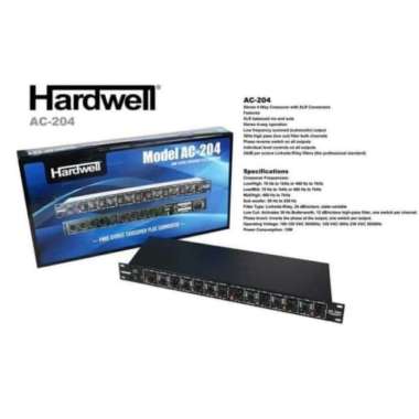 HARDWELL Crossover AC 204 AC204 4Way + Subwoofer