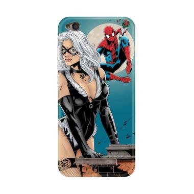 Flazzstore Spiderman and Black Cat Z1014 Full Body Print 3D Casing for Xiaomi Redmi 4A