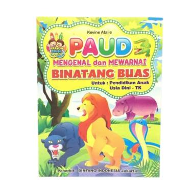 Bintang Indonesia Mengenal Dan Mewarnai Binatang Buas Buku Edukasi Anak Paud Tk