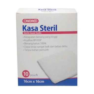 [✅COD] Onemed Kasa Steril [16 x 16 cm/ 1 Box 10 Pouch]