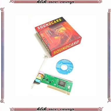 pci soundcard 4channel / sound card 4 ch ORIGINAL 100 % Multicolor