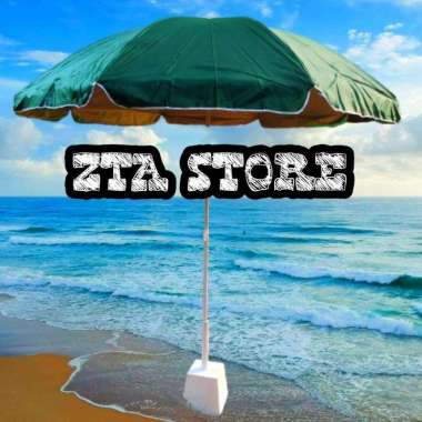 payung tenda 2 lapis 220cm payung pantai double uv payung bazar cafe hijau tua