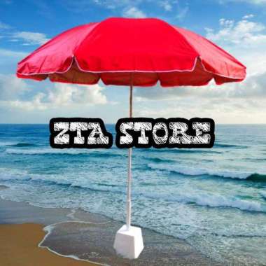 payung tenda 2 lapis 220cm payung pantai double uv payung bazar cafe merah cabe