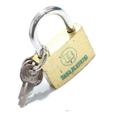 Gembok Pengaman kecil kuning ukuran 25mm untuk tas / Kunci koper - A140