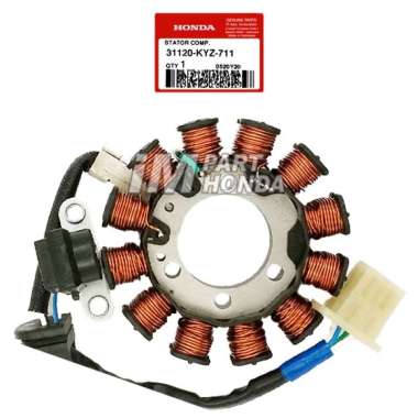 AHM 31120-KYZ-711 Spool Spul Spol Stator Comp Supra X 125 Helm in Fi